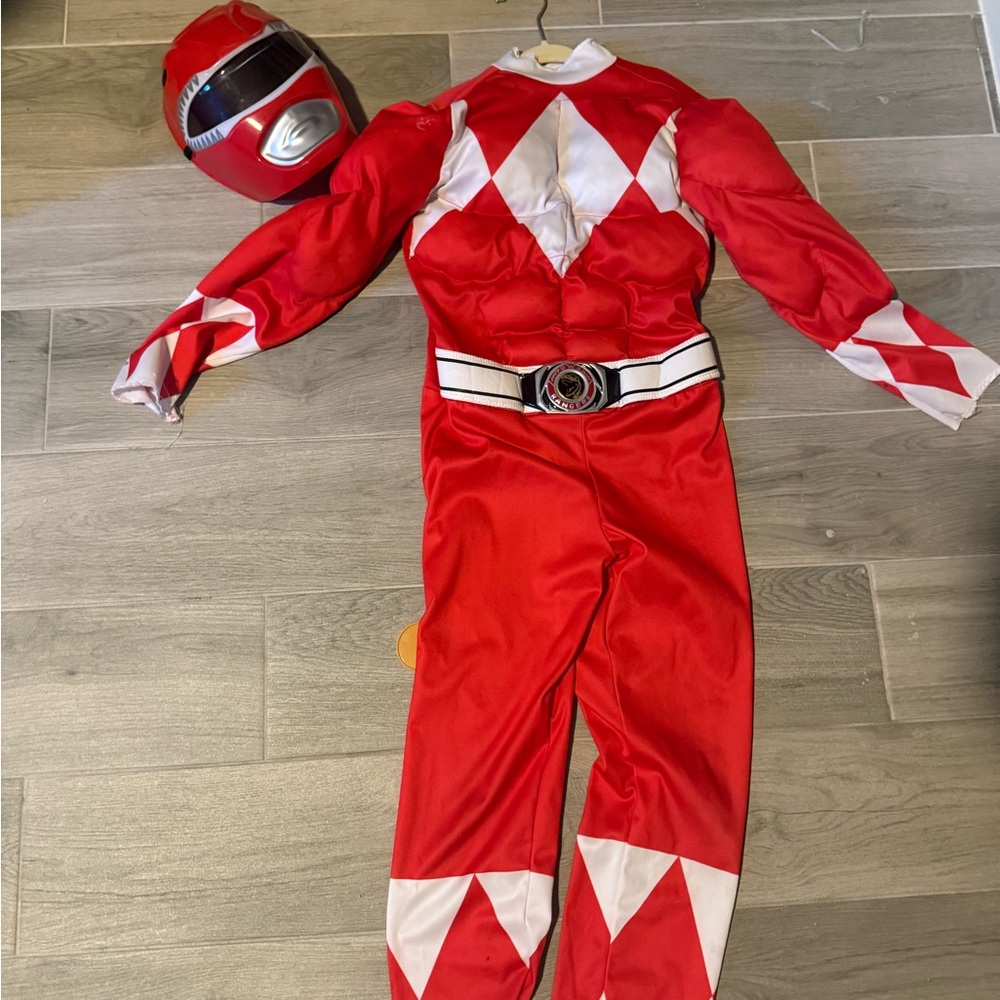 Red power ranger Kids Costume